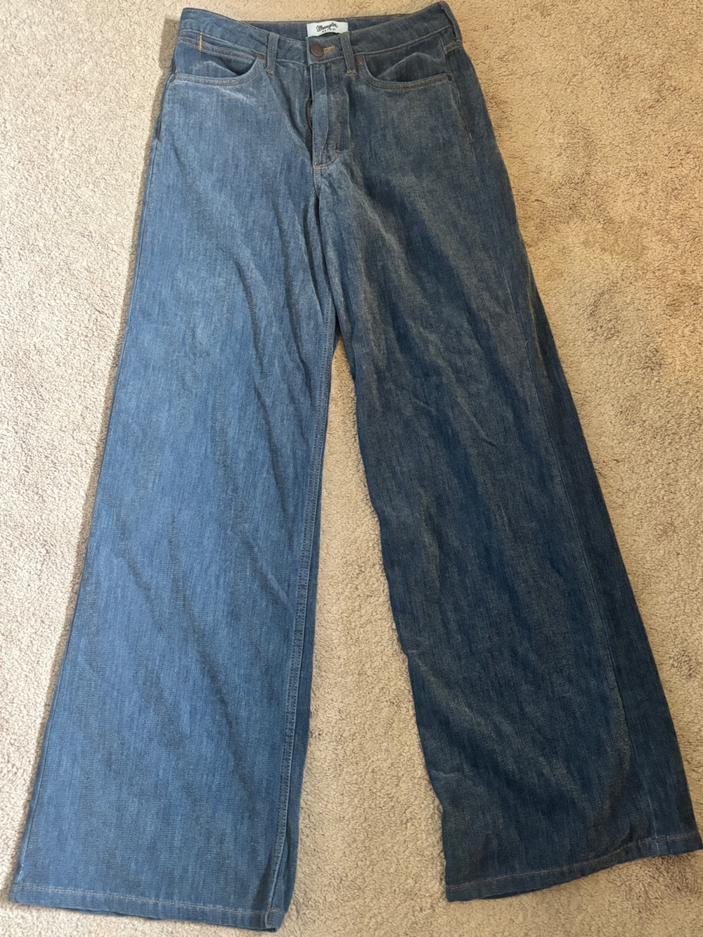 Wrangler Retro Blue Wide Leg Jeans